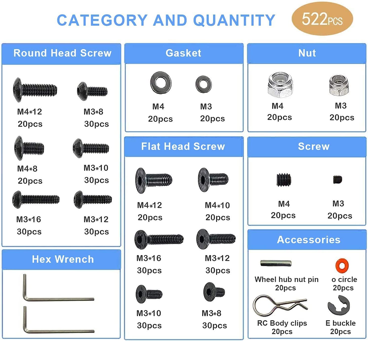 522PCS Universal RC สกรูชุดอะไ - Fpv Drone Tool Kit บทวิจารณ์และราคา